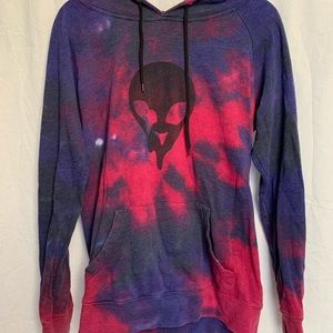 Alien Stay Weird Tie Dye Sweatshirt